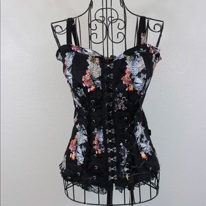GOTHIC CLASP CORSET TOP